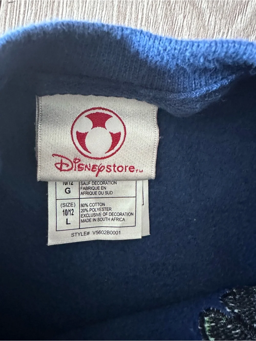 Vintage 90s Disney Mickey & Friends Blue Kids Sweatshirt